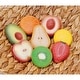 preview thumbnail 3 of 2, Fruit Sensory Play Stones, Set of 8