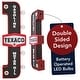 preview thumbnail 1 of 7, American Art Decor Texaco Gasoline Motor Oil Marquee Man Cave Bar Garage LED Sign Black