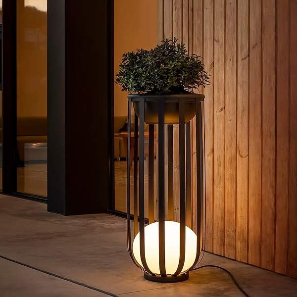 Plant stand lamp top