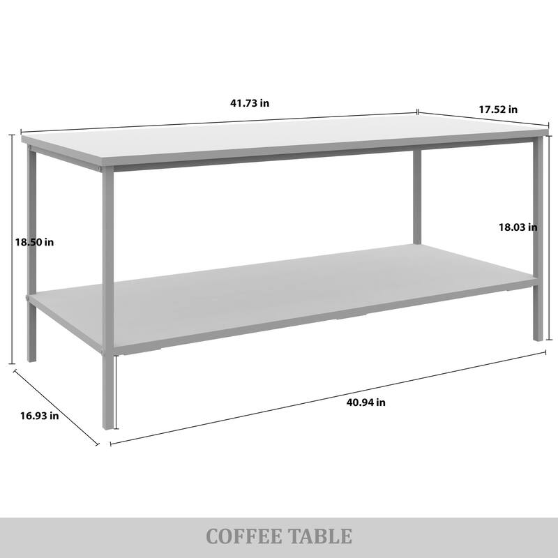 CraftPorch Simple 3- Pieces Coffee Table Set