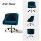 preview thumbnail 43 of 109, Modern Velvet Tufted Office Chair with Gold Metal Base by HULALA HOME