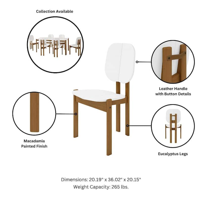 Manhattan Comfort Mid-Century Modern Gales Dining Chair