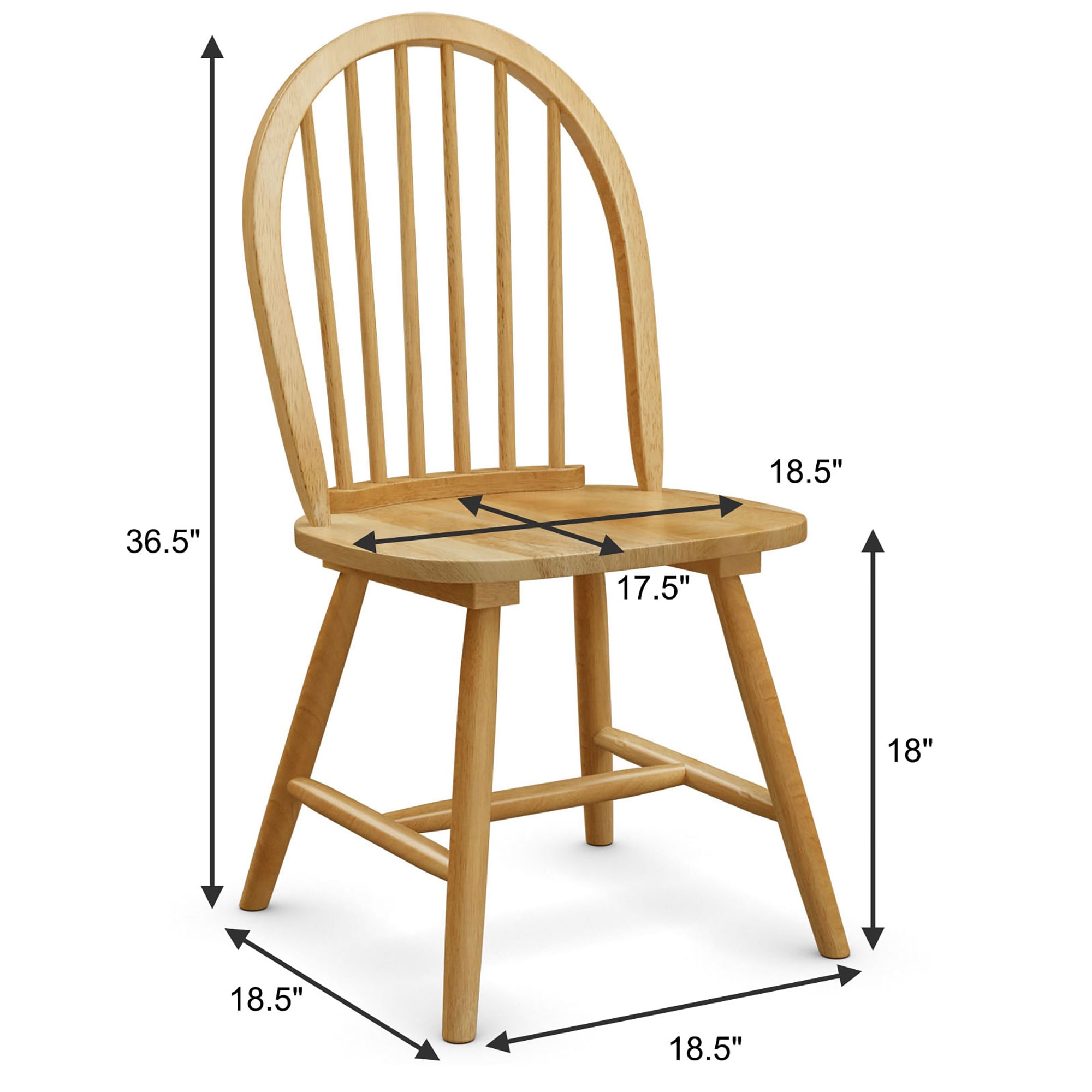 Costway-4-PCS-Vintage-Windsor-