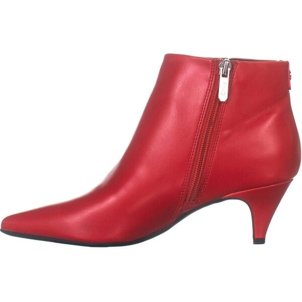 sam edelman red ankle boots