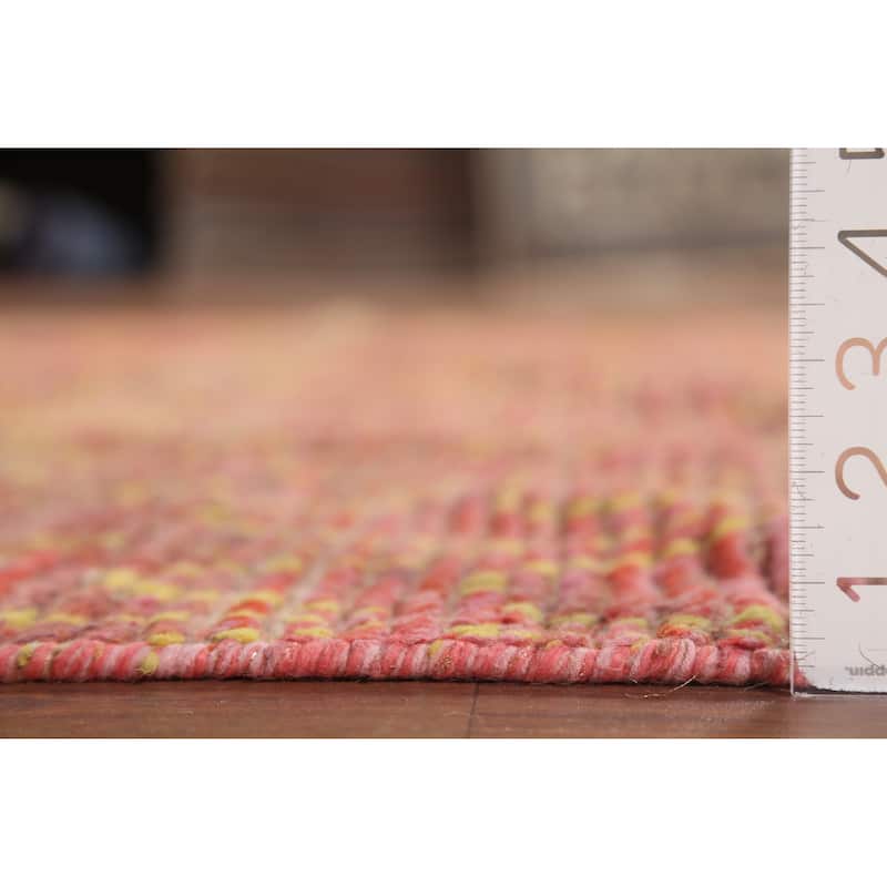 All-Over Moroccan Area Rug Hand-Knotted Wool Carpet - 6'1"x 10'4"