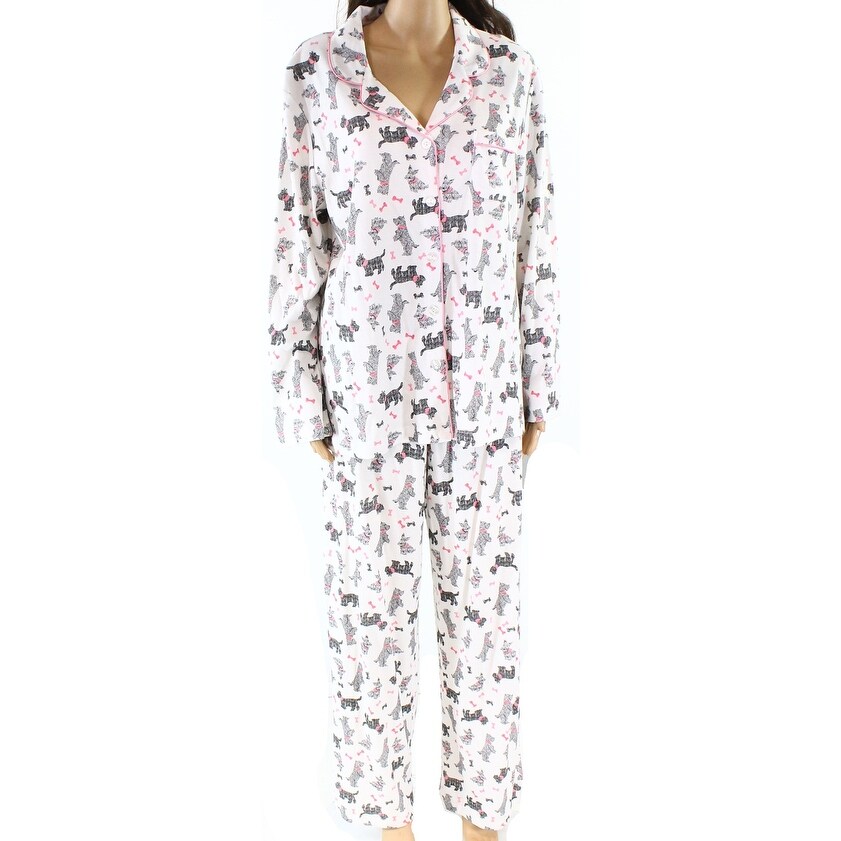 dog print pajamas womens