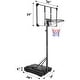 preview thumbnail 8 of 6, Transparent Goal Basketball Height Adjustable Backboard with Wheels,Outdoor Indoor Basketball Goal Game Play