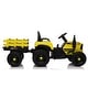 preview thumbnail 28 of 81, Electric 12V Ride-On Tractor with Trailer for Kids, Three Speeds, Parent Control, USB/MP3