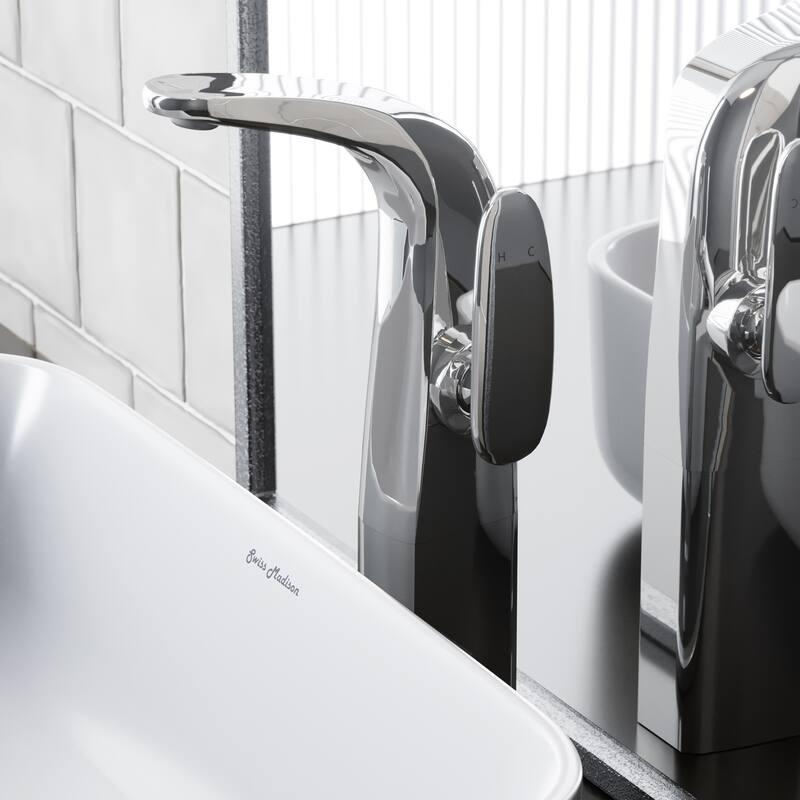 Chateau Single Hole Single-Handle High Arc Bathroom Faucet