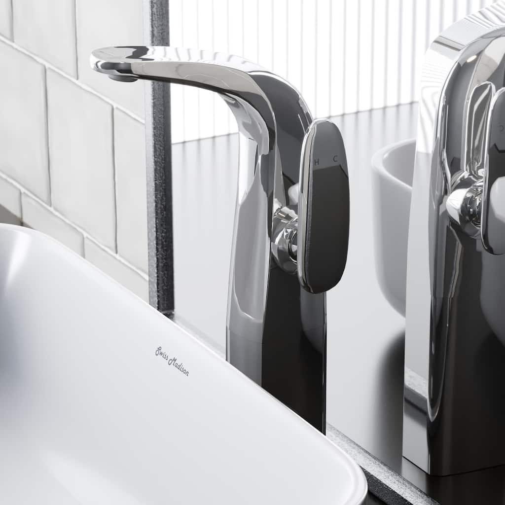 Chateau Single Hole Single-Handle High Arc Bathroom Faucet