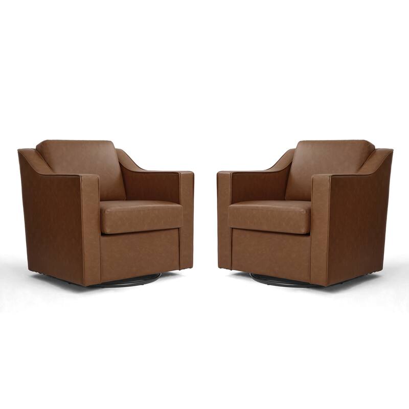 2 Set Modern Swivel Accent Arm Chair for Living Room