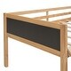 preview thumbnail 22 of 40, Twin Size Loft Bed Wood Bed With Two Storage Boxes - Espresso