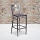 Option Walnut Wood Seat/ Clear Coated Frame