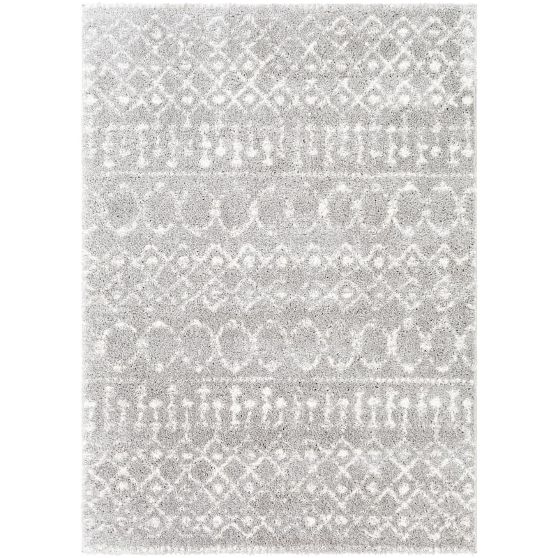 Livabliss Aliyah Shag Moroccan Tribal Area Rug