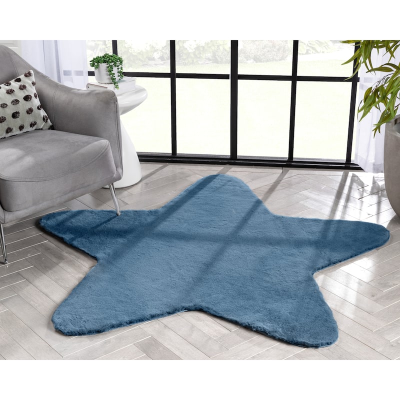 Well Woven Opal Crest Plush Glam Modern Area Rug