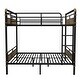 preview thumbnail 23 of 24, Full XL Over Queen Metal Bunk Bed with Detachable Design, Safety Guard Rails, Ladder with Non-Slip Foam