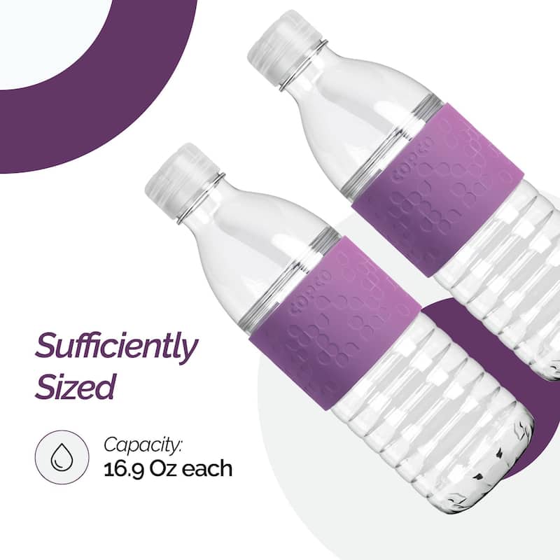 Copco 2 Pack Hydra Resuable Water Bottles - 16.9 oz each