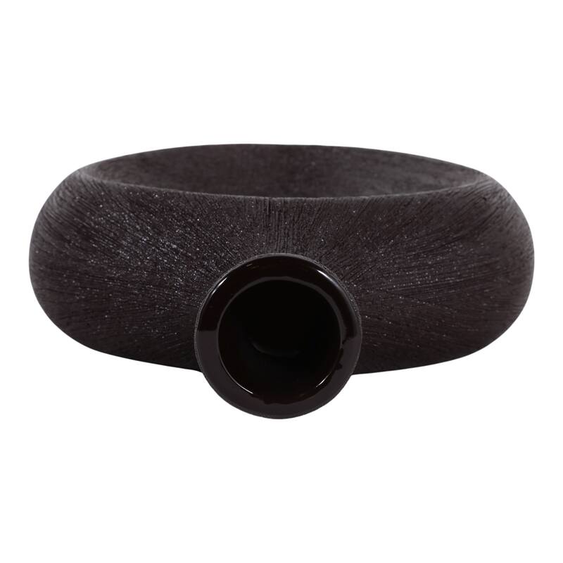 Modern Oval Ceramic Table Vase Cut-Out Design