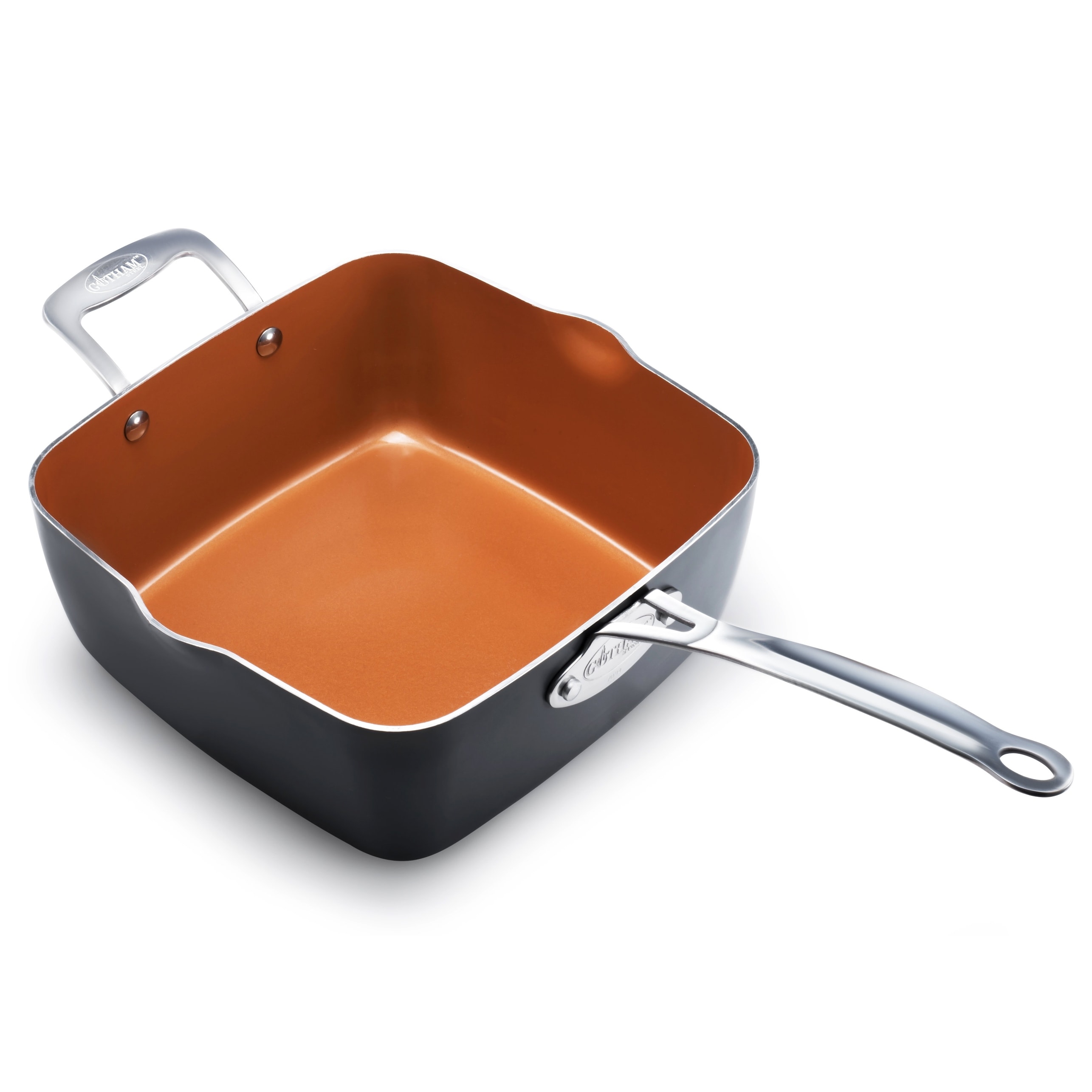 Gotham Steel 11 in. Non-Stick Frying Pan Set with Lids