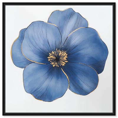 Blue Brilliance II Canvas by Art Remedy