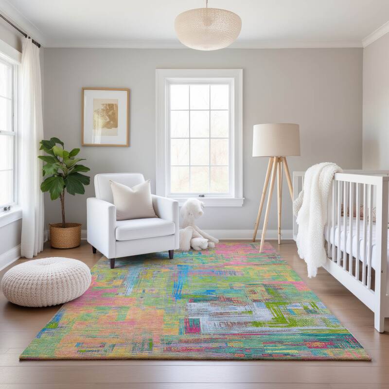 Premium Washable Super Soft Abstract Glam Mayfield Rug