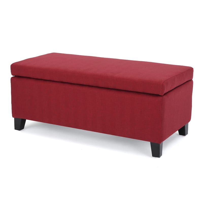 Breanna Modern Upholstered Storage Ottoman by Christopher Knight Home