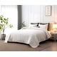preview thumbnail 1 of 2, Zera 100% Velvet Coverlet/Quilt with Pillowcases Queen