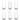 Fifth Avenue Crystal Medallion Stemless Champagne Flutes Set of 6