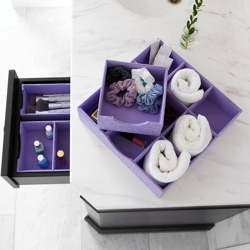 Household Essentials 2-Pack of Drawer Organizers