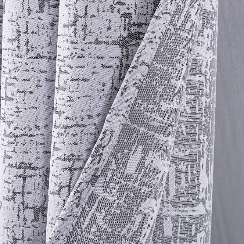 Luca Woven Jacquard Window Curtain 84"