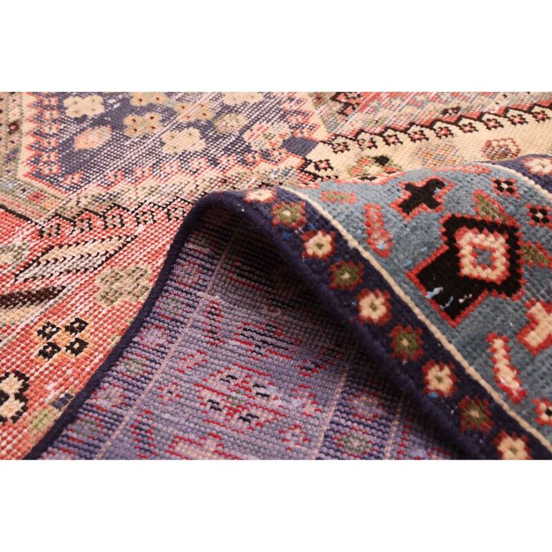 ECARPETGALLERY Hand-knotted Antalya Vintage Dark Copper Wool Rug - 4'8 x 6'7