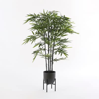 Ascot Plant Stand Black 9.45"Dia - A - Black