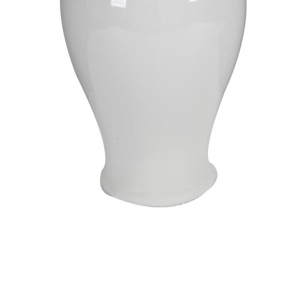 Shop Decorative Porcelain Ginger Jar With Finial Lid Large White