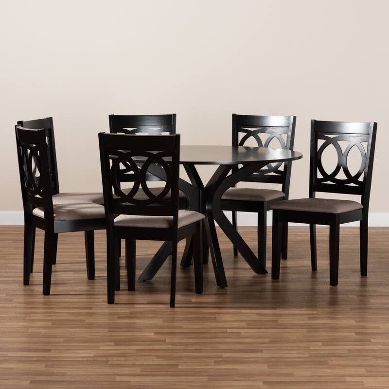 Sanne Modern and Contemporary 7-piece Dining Set