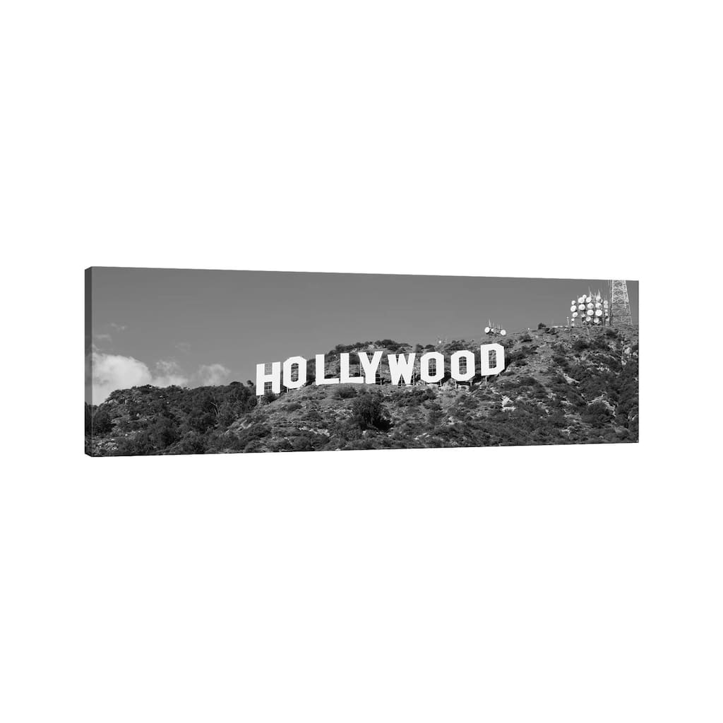 iCanvas "Hollywood Sign At Hollywood Hills, Los Angeles, California, USA" by Panoramic Images Canvas Print
