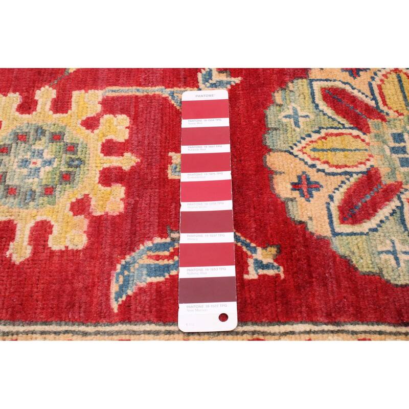ECARPETGALLERY Hand-knotted Finest Ghazni Red Wool Rug - 7'9 x 10'1