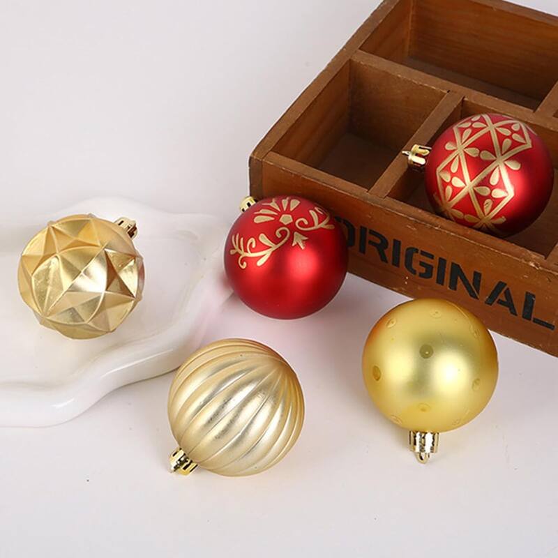 20PCS 2.36in Decorative Christmas Balls Ornaments for Xmas Tree Decor - N/A
