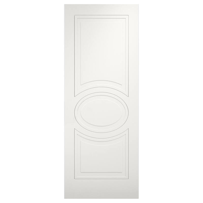 Slab Door Panel / Mela 7001 Matte White / Modern Finished Doors / Pocket Closet Sliding Barn