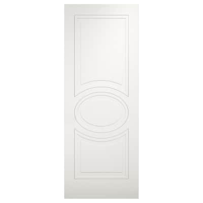 Slab Door Panel / Mela 7001 Matte White / Modern Finished Doors / Pocket Closet Sliding Barn