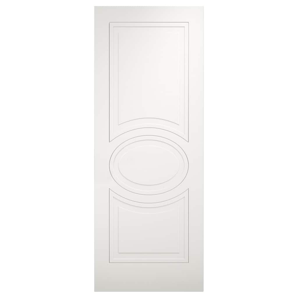 Slab Door Panel / Mela 7001 Matte White / Modern Finished Doors / Pocket Closet Sliding Barn