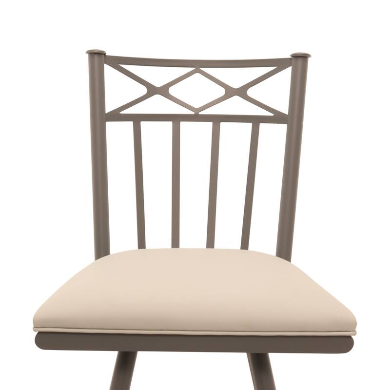 Tempo Furniture Lennix Swivel 26" Counterstool w/ Fully Welded Metal Frame (Commercial Grade) by Furnish Theory (Various Colors)