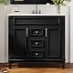 preview thumbnail 77 of 143, 36'' Bathroom Vanity with Top Sink, Freestanding Vanity Set with Mirror Cabinet