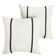 preview thumbnail 30 of 42, Sorra Home Sunbrella Outdoor Double Petite Flange Pillow Set of 2