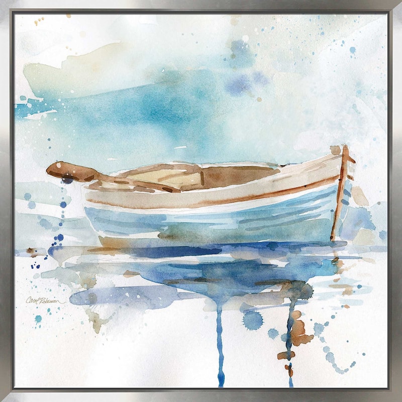 "Malibu Marina I" by Carol Robinson Print on Floating Canvas