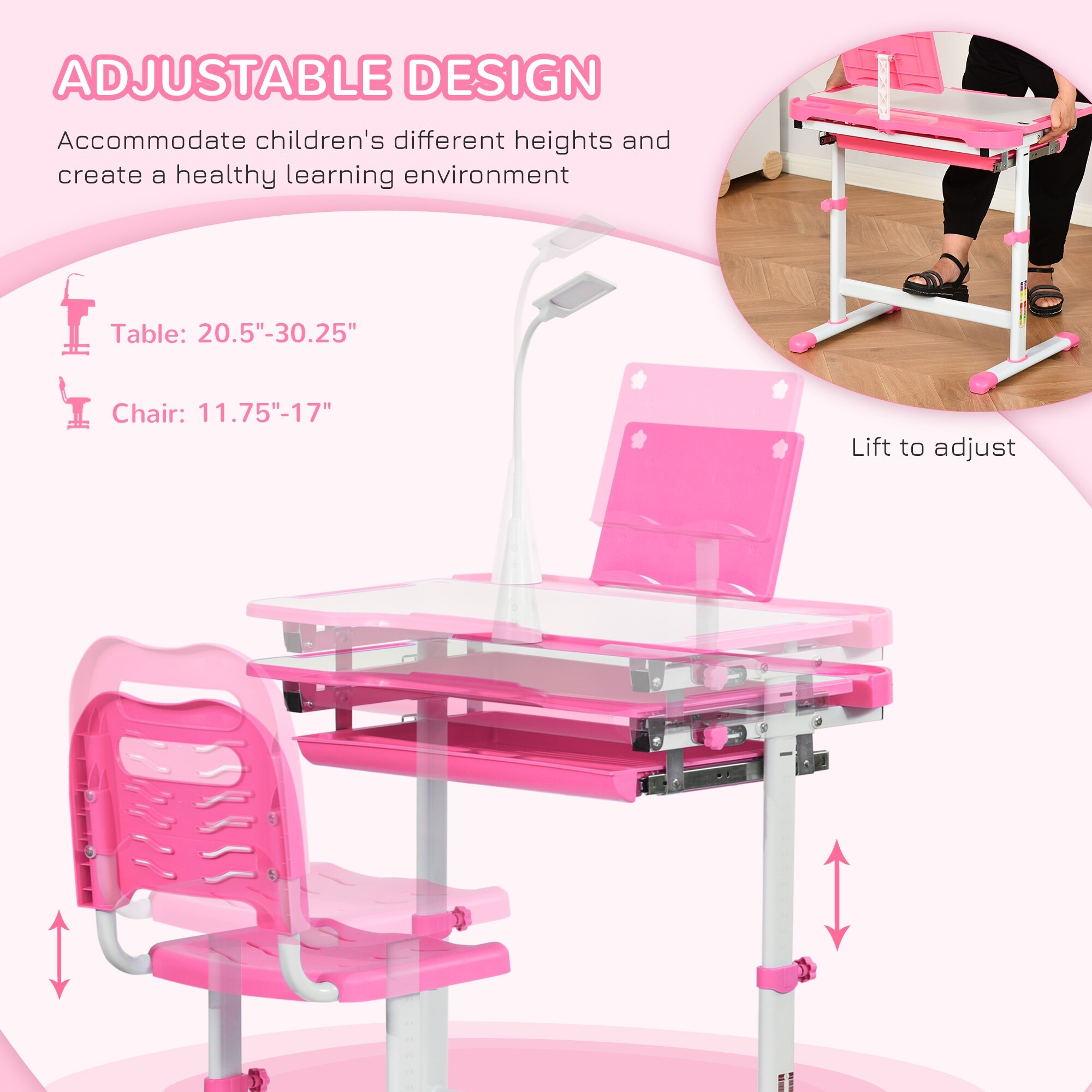 Lipper writing workstation hotsell desk and chair