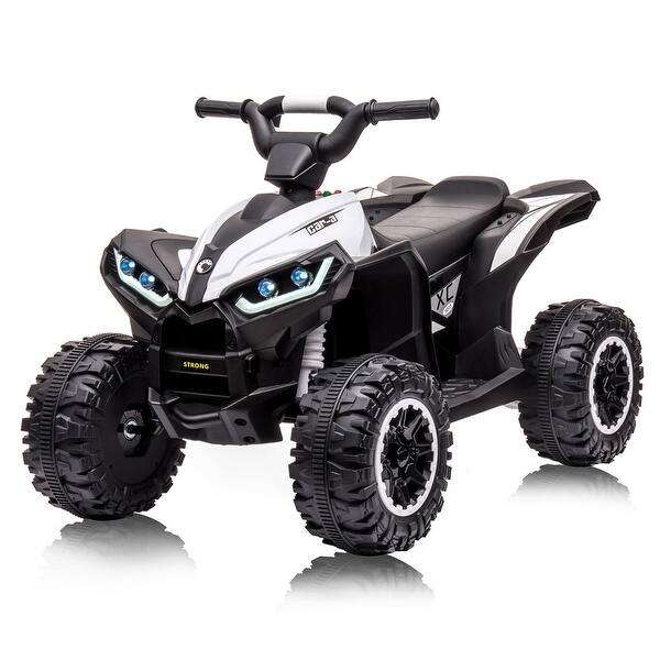 slide 2 of 26, 12V Kids Ride On ATV, 4 Wheeler Electric Vehicle for Toddlers White