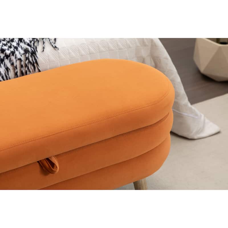 Storage Bench Bedroom Bench With Wood Legs