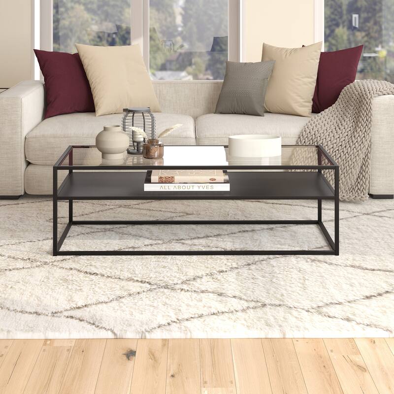 Ada 46" Wide Rectangular Coffee Table