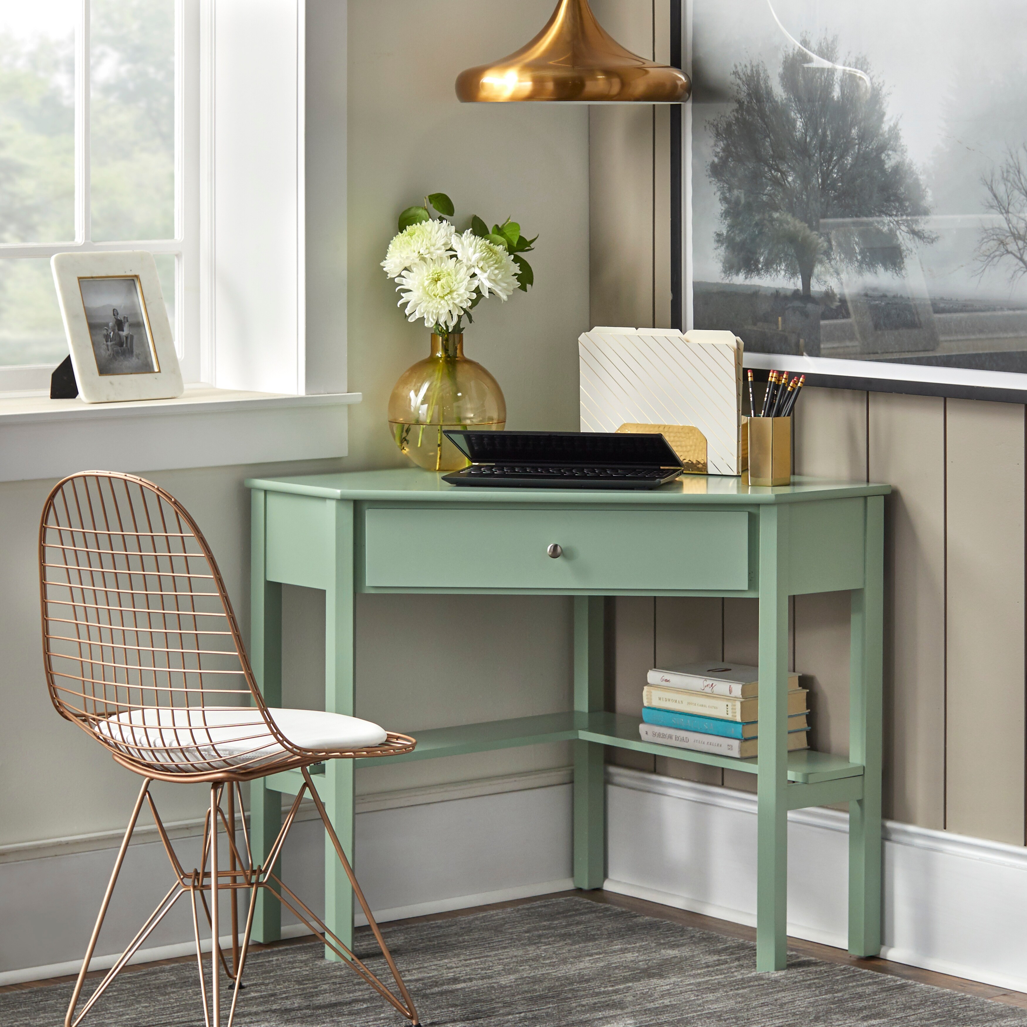 Porch & Den Lincoln Corner Desk - On Sale - Overstock - 19389956