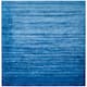 SAFAVIEH Adirondack Vera Modern Ombre Distressed Stripe Area Rug - 9' Square - Light Blue/Dark Blue